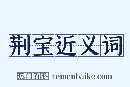 荆宝近义词是什么意思的图片